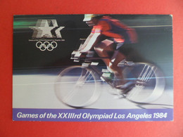 CPSM Sport Velo Cyclisme  Jeux Olympiques LOS ANGELES 84  Olympics Cycling - Ciclismo