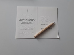Désiré Uyttersprot (Lebbeke 1931 - Lebbeke 2012);Ringoot - Devotion Images