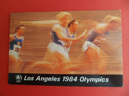 CPSM Sport  Athlétisme Course Arrivée  Jeux Olympiques LOS ANGELES 84  Olympics Track And Field - Atletismo