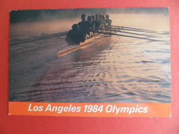 CPSM Sport  Aviron  Jeux Olympiques LOS ANGELES 84  Olympics Bateau Boats - Remo