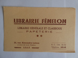 Buvard Librairie Fénelon Papeterie Rue Alexandre Leleux Lille - Papeterie