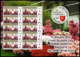 DUOSTAMP** / MYSTAMP** - Les Floralies De Gantoises / De Gentse Floraliën 29/04--->08/05-2022 - Autres & Non Classés