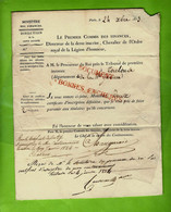 1824 ENTETE PARIS MINISTERE DES FINANCES Sign. Pour Mr Le Procureur Du Roi Toulouse Haute Garonne - Historical Documents
