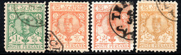 4.17.IRAN, 1891 SHAH NASR-ED-DIN 1 KR.,2 KR. X 2 SHADES,5KR. #87-89 - Iran