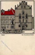 Wiener Werkstätte 138 Janke, Urban Die Franziskanerkirche Wien II (fleckig, Stauchung) - Wiener Werkstaetten