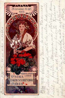 Mucha, Alfons Jugendstil Frau 1903 I-II (fleckig) Art Nouveau - Unclassified