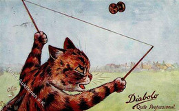 Wain, Louis Katze Personifiziert Diablo 1908 I-II (bestoßen) Chat - Wain, Louis