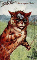 Wain, Louis Katze Personifiziert Diablo 1908 I-II (kl. Stauchung) Chat - Wain, Louis