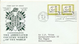 Canada Gelopen FDC  Tgv. Women's Institute Of Canada Federated (6027) - Briefe U. Dokumente