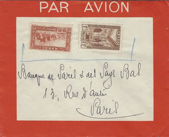 Sans Date - Enveloppe PAR AVION Affr. 1,65 Fr. Timbre Perforé BEM (Banque D' Etat Du Maroc) - Briefe U. Dokumente