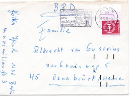 58201 - DDR - 1981 - 3M Kl.Wappen EF A Bf BERLIN - ... -> Westdeutschland - Storia Postale