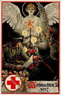 Rotes Kreuz Weihnachten 1917 Sign. Kuczera, F. X.  I-II Noel - Red Cross