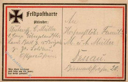 Feldpost WK I 1915 RS Hakenkreuz I-II - Unclassified