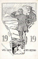 Zwischenkriegszeit Neujahr 1919 I-II Bonne Annee - Unclassified