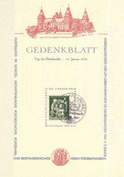 NS-GEDENKBLATT WK II - DINA5-Gedenblatt Tag Der BRIEFMARKE ASCHAFFENBURG 1941 Mit S-o I - Unclassified