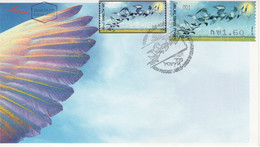 Israel 2009 Extremely Rare, Fly Birds Of Israel, ATM Stamp, Designer Photo Proof, Essay+regular FDC 12 - Sin Dentar, Pruebas De Impresión Y Variedades