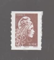 FRANCE / 2022 / Y&T N° AA 1596A ** : Marianne D'YZ Philaposte (adhésif De Feuille) 0.10 € X 1 - KlebeBriefmarken