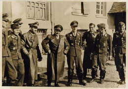 Ritterkreuzträger Luftwaffe Udet General, Galland Major Und Mölders Hauptmann Foto 18,1 X 12,7 Cm I-II - Unclassified