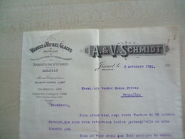 Ancien Courrier 1931 A & V SCHMIDT à JUMET - 1900 – 1949