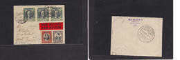CHILE. Chile - Cover - 1930 Villa Alemana To France Paris Air Mult Fkd Lettarsheet. Easy Deal. - Chili