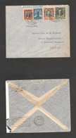 CHILE. Chile - Cover - 1932 25 Apr Stgo To Paris France Air Mult Fkd Env CGA Transportation Rate $8,70.  Ex-Prof West UK - Chile