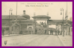 LYON - Exposition Internationale 1914 - Entrée Avenue De Saxe - Animée - Edit. S. FARGES - 5984 - 1914 - Other
