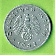 UN REICHSPFENNIG / 1942 A -  / ZINC - 1 Reichspfennig