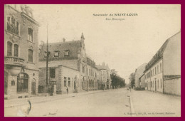 Souvenir De SAINT LOUIS - Rue Huningue - St - Edit. A. KANITZER - Saint Louis