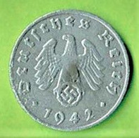 UN REICHSPFENNIG / 1942 G -  / ZINC - 1 Reichspfennig