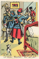 Guillaume II Kaiser  Satyrique  Satirique Humoristique Guerre 1914 Nicolas II Illustrateur - Oorlog 1914-18