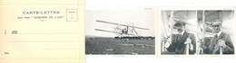 Flugzeug Aeroplne Wright Kleines Leporello Mit 4 Aufnahmen I-II Aviation - Unclassified