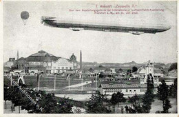 FRANKFURT/Main ILA 1909 - Ankunft ZEPPELIN II über Dem Ausstellungsgelände I-II - Unclassified