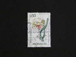 MONACO YT 1966 OBLITERE - FLORE JARDIN EXOTIQUE CACTUS - Oblitérés