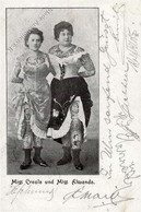 Tätowierung Miss Creola Und Miss Alwanda Ansichtskarte 1904 I-II - Non Classés