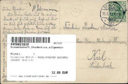 Studentika BERLIN - RUDOLSTAEDTER SENIOREN CONVENT 1910 I-II - Ohne Zuordnung