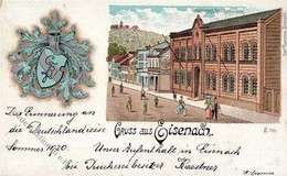 Studentika EISENACH - Litho Realgymnasium I-II - Ohne Zuordnung