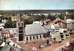 59-TRELON- LA PLACE DE L'EGLISE VUE DU CIEL - Other & Unclassified