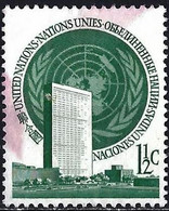United Nations (New York) 1951 - Mi 2 - YT 2 ( UN Symbol With Building ) - Gebraucht