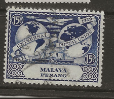 Malaysia - Penang, 1949, SG 24, Used - Penang