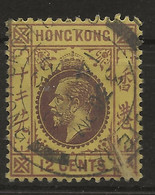 Hong Kong, 1921, SG 124b, Used, Nice Cancellation - Oblitérés