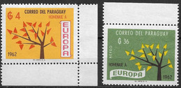 1962 Paraguay Mi. 1130-1 **MNH Das Vereinte Europa - Paraguay