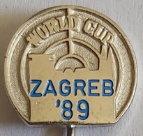 Shooting Weapons World Cup Yugoslavia Croatia Zagreb 1989 Archery Shooting  PIN A6/2 - Tiro Con L'Arco