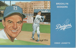 Cookie Lavagetto / Baseball - Brooklyn Dodgers / Illustrateur Susan Rini - Honkbal
