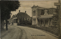 Sliedrecht (ZH) Groet Uit (geanimeerd) 1923 Vouw - Sliedrecht