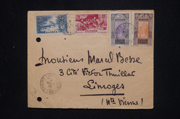 GUINÉE - Enveloppe De Linsan Pour Limoges En 1939 - L 119854 - Storia Postale
