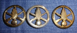 Lot Insignes De Béret Infanterie - Drago - Delsart - Armée Française - RI - Casques & Coiffures