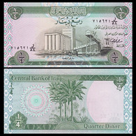 Iraq Banknote 1 / 4 Dinar Note Nd (1973) UNC - Irak