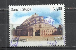 INDIA 2018 - SANCHI STUPA - POSTALLY USED OBLITERE GESTEMPELT USADO - Usados