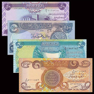 Iraq Banknote 4 Pieces (50, 250, 500, 1000 Dinars) UNC - Irak