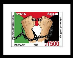 Syrie ,Syrien , Syria 2022 , Palestinian Prisoner's Day , Block ,  MNH** - Syria